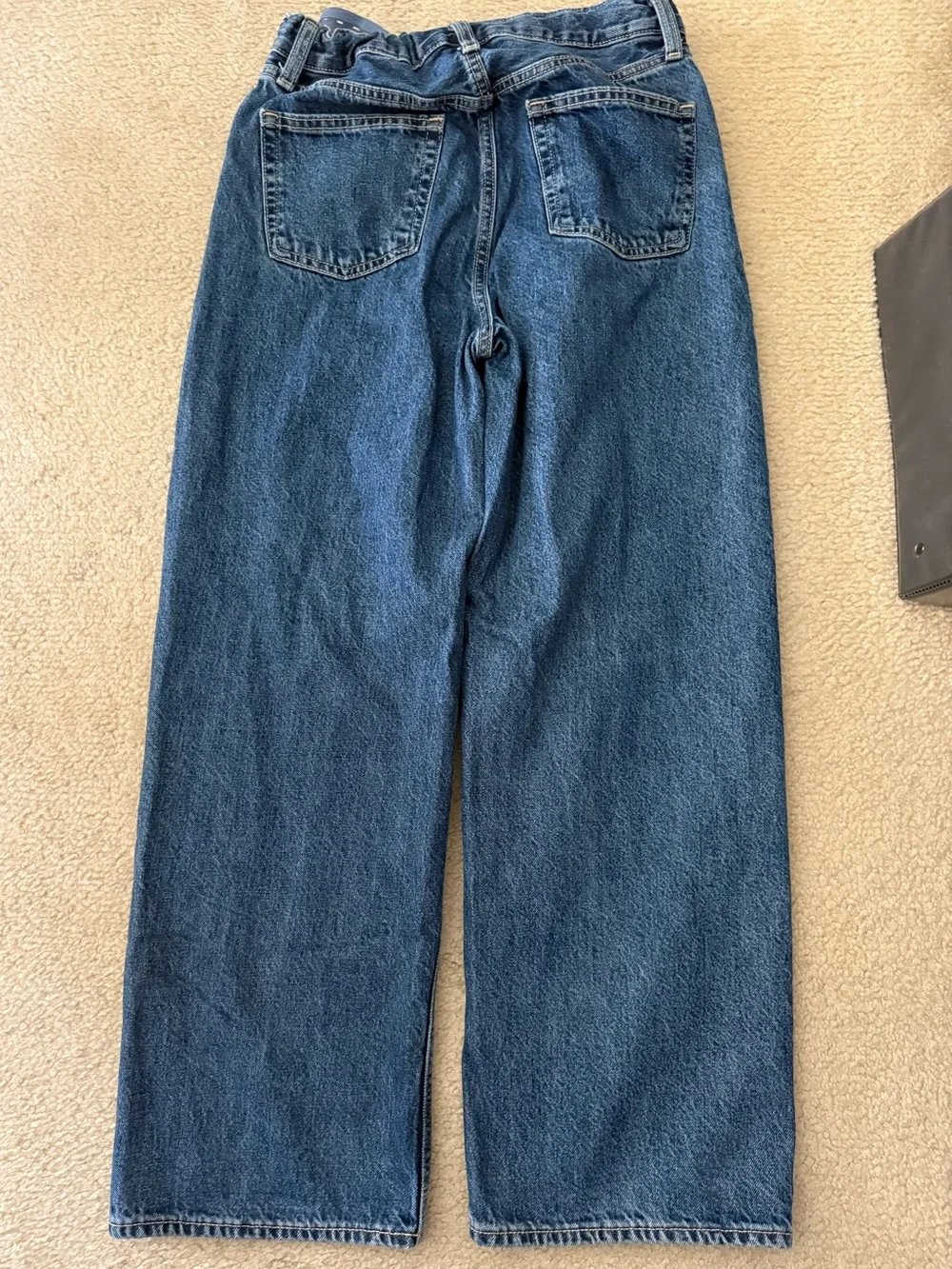Boys Youth Old Navy Baggy Fit Casual Denim Cargo Pants Jeans